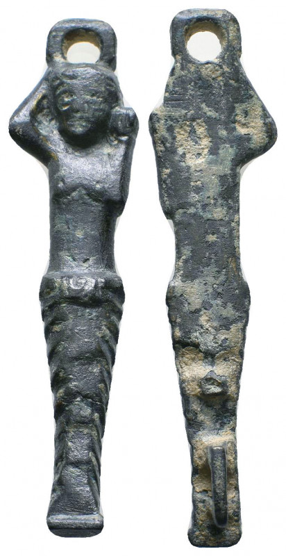 Roman Bronze Object Key ??, Circa 1st - 2nd Century AD.

Weight: 13.2 gr
Diamete...