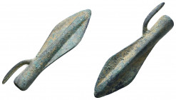Ancient Bronze Arrow Heads. Ae

Weight: 7.1 gr
Diameter: 50 mm