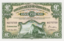 Ausland
Gibraltar 1 Pound 20.11.1971. WPM 18 b I