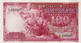 Ausland
Lettland 100 Rubli 1919, 20 Latu 1925, 25 Latu 1938, 10 Latu 1939 (2x), 5 Lati 1940, 100 Latu 1939 7 Stück. II-III