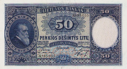 Ausland
Litauen 50 Litu 31.3.1928. WPM 24 a I
