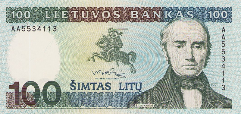 Ausland
Litauen 10, 20, 50 und 100 Litu 1991 (1993) WPM 47, 48, 49, 50 4 Stück....