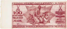 Notgeldscheine
Lot-10 Stück Dresden - 1 Milliarde Mark 18.10.1923 - Landständische Bank des ehem. Sächs. Markgrafentums Oberlausitz. 1 und 5 Pfennig ...