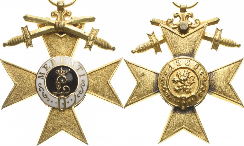 Orden deutscher Länder Bayern
Militärverdienstkreuz des MVO, 3. Form, 1. Klasse...