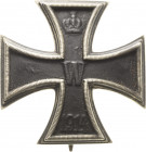 Orden deutscher Länder Preußen
Eisernes Kreuz 1914, 1. Klasse Verliehen 1914-1924. Eisen geschwärzt, versilbert. Gewölbte Form. 42,5 x 42,5 mm, 21,5 ...
