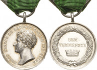 Orden deutscher Länder Sachsen-Coburg und Gotha
Silberne Medaille für Kunst und Wissenschaft Verliehen 1858-1893 (F. Helfricht) Silber. 23,5 mm, 9 g ...