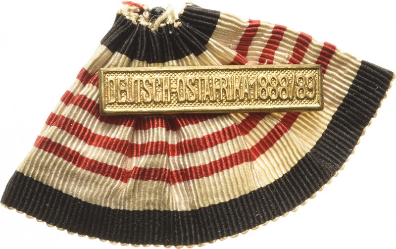 Orden des Deutschen Reiches
Gefechtsspange "DEUTSCH-OSTAFRIKA" 1888/89 Verliehe...
