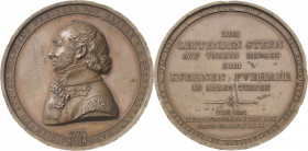 Ausbeute, Bergbau, Hüttenwesen
 Bronzemedaille 1831 (Karl R. Krüger) Auf die Einweihung der Königlichen Antonshütte. Uniformiertes Brustbild des Ober...