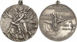 Auto- und Motorradmedaillen und -plaketten
Gotha Silbermedaille 1906 (W. Volk, Stuttgart) Internationale Tourenfahrt für kleine Wagen Gotha-Lüneburg-...