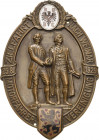 Auto- und Motorradmedaillen und -plaketten
Weimar Einseitige teilemaillierte Bronzeplakette 1929. (Brehmer ) Zielfahrt nach Weimar. Goethe-Schiller-D...