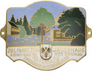 Auto- und Motorradmedaillen und -plaketten
Zwickau Einseitige, vergoldete und emaillierte Bronzeplakette 1929 (G. Brehmer, Markneukirchen) Zielfahrt ...