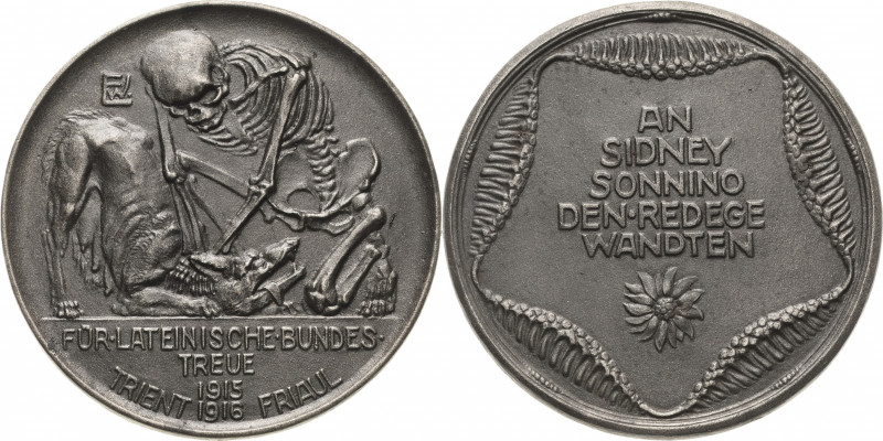 Medailleur Eberbach, Walther 1866-1944
 Eisengussmedaille 1916. Für lateinische...