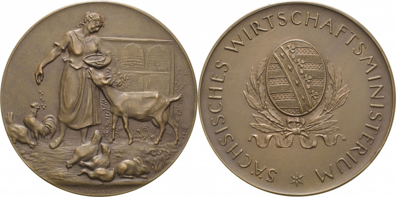 Medailleur Hörnlein, Friedrich Wilhelm 1873 - 1945
 Bronzemedaille o.J. (1926)....