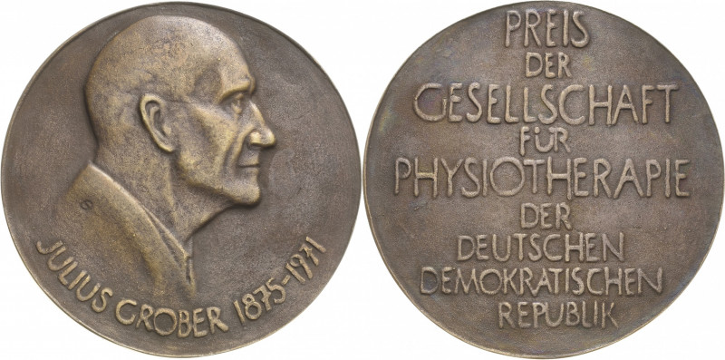 Medicina in nummis
 Bronzegussmedaille o.J. Julius-Grober-Preis der Gesellschaf...