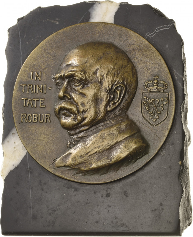 Personenmedaillen
Bismarck, Fürst Otto von 1815-1898 Einseitige Bronzegussmedai...