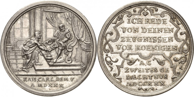 Reformation-Ereignisse und Jubiläen
 Silbermedaille 1730 (D.S. Dockler) 200 Jah...