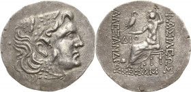 Thrakien Mesambria
 Tetradrachme 1. Jhd. v. Chr. Prägung im Namen Alexanders III. des Großen. Kopf mit Löwenhaube nach rechts / Zeus aetophoros sitzt...