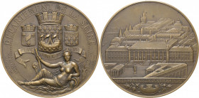 Frankreich
Dritte Republik 1870-1940 Bronzemedaille 1874 (Lagrange) Justizauszeichnung für das Department de la Seine. La Seine liegt nach rechts, da...