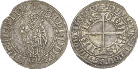 Frankreich-Metz, Bistum
Dietrich von Boppart 1365-1384 Groschen o.J. Flon S. 511, 6 Wendling II/E/w/10 3.12 g. Fast vorzüglich