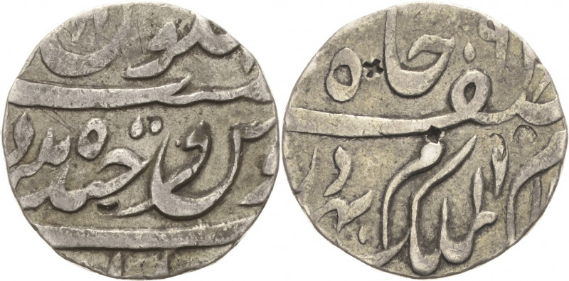 Indien-Hyderabad
Mir Mahbub Ali Khan 1869-1911 Rupie 1889 (= AH 1307). KM Y 17 ...