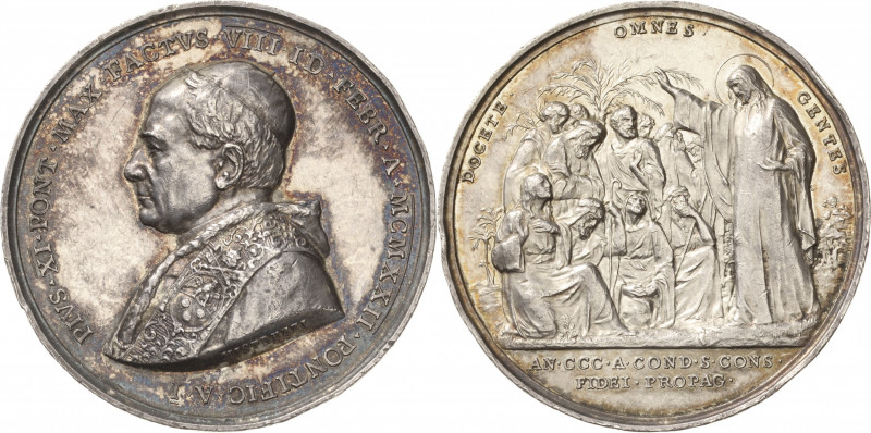 Italien-Kirchenstaat/Vatikanstadt
Pius XI. 1922-1939 Silbermedaille 1922 (A. Mi...