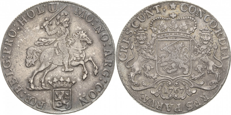 Niederlande-Holland, Provinz
 Dukaton (Cavalier D'argent) 1767. Delmonte 1014 D...