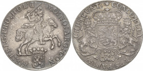 Niederlande-Holland, Provinz
 Dukaton (Cavalier D'argent) 1767. Delmonte 1014 Davenport 4930 Feine Patina, fast vorzüglich