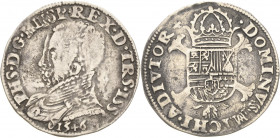 Niederlande-Overijssel
Philipp II. 1555-1581 1/5 Philippstaler 1563. Delmonte - GH 212.17 b Selten. Sehr schön