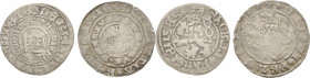Böhmen
Karl IV. 1346-1378 Prager Groschen, Kuttenberg und Waldislaus II. 1471-1516 Prager Groschen, Kuttenberg Castelin 22, 93 Slg. Dietiker 60, 80 S...
