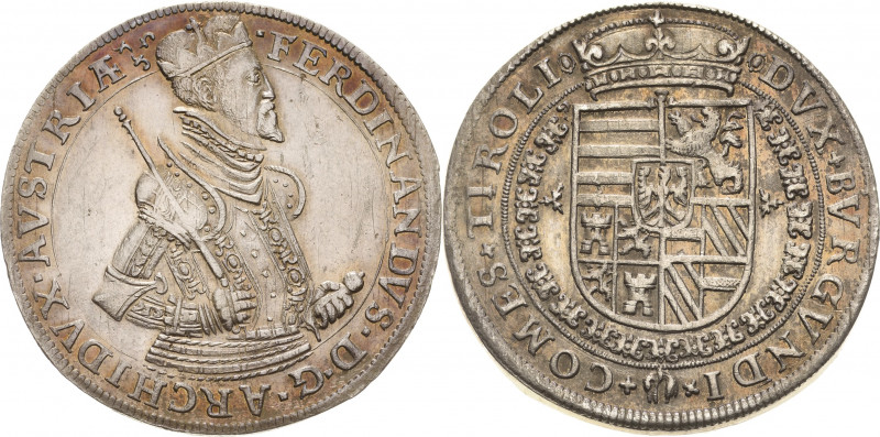 Habsburg
Erzherzog Ferdinand 1564-1595 Taler o.J. Hall Interessante Variante mi...