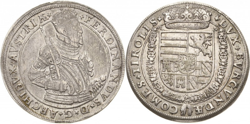 Habsburg
Erzherzog Ferdinand 1564-1595 Taler o.J. Hall Voglhuber 87/16 Davenpor...