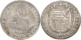Habsburg
Erzherzog Ferdinand 1564-1595 Taler o.J. Hall Voglhuber 87/16 Davenport 8095 M./T. 290 Min. Randfehler, sehr schön-vorzüglich