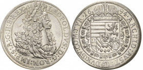 Habsburg
Leopold I. 1657-1705 Taler 1694, Hall Voglhuber 221/VI Davenport 3243 M./T. 752 Vorzüglich+
