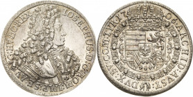 Habsburg
Josef I. 1705-1711 Taler 1706, Hall Voglhuber 245/I Davenport 1018 M./T. 809 Fast prägefrisch