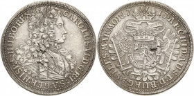 Habsburg
Karl VI. 1711-1740 Taler 1713, Prag Mit Signatur des Stempelschneider Johann Georg Ritter (IGR) Voglhuber 262/V Davenport 1062 Dietiker 1009...