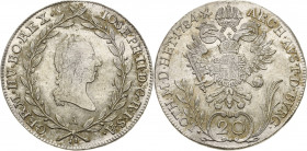 Habsburg
Josef II. 1764-1790 20 Kreuzer 1784, A-Wien Prachtvolles Exemplar. Vorzüglich-prägefrisch