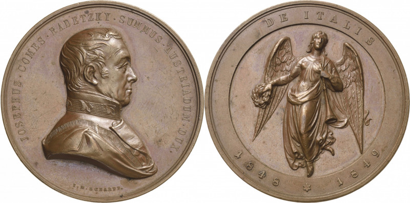 Kaiserreich Österreich
Franz Joseph I. 1848-1916 Bronzemedaille 1849 (Scharff) ...