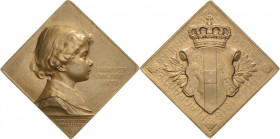 Kaiserreich Österreich
Franz Joseph I. 1848-1916 Bronzemedaille 1915 (H. Kautsch) Otto von Habsburg. Brustbild nach rechts / Bekröntes Wappen. 30 mm,...