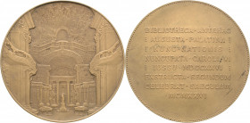 Österreich
 Bronzemedaille 1926 (A. Hartig) 200-Jahrfeier der unter Kaiser Karl VI. errichteten Hofbibliothek. Prunksaal der Bibliothek / 8 Zeilen Sc...