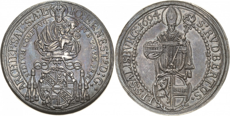 Geistlichkeiten - Salzburg
Johann Ernst von Thun und Hohenstein 1687-1709 Taler...