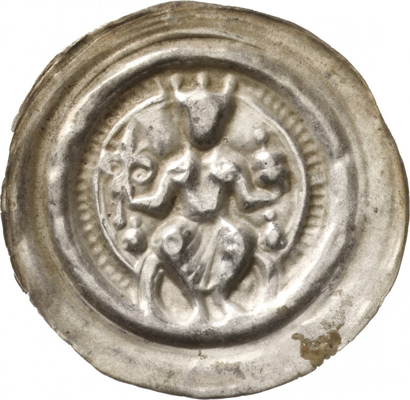 Altenburg, Reichsmünzstätte
Philipp oder Otto IV. 1198-1215 Brakteat Auf Bogen ...