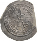 Thüringen, Landgrafschaft
Ludwig III. 1172-1190 Brakteat, Gotha Nach rechts reitender Landgraf mit Fahne und Schild, über der Pferdekruppe ein großes...