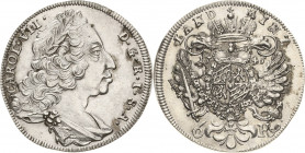 Bayern
Karl Albrecht 1726-1745, seit 1742 Kaiser Karl VII 6 Kreuzer 1745, München Hahn 276 Beierlein 1965 Prachtexemplar. Prägefrisch