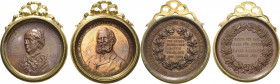 Berlin
 Bronzemedaille 1895 (O. Schultz) Tod des Berliner Apothekers Alfred Eichholz. Brustbild halb links / 6 Zeilen Schrift im Eichenkranz. 52 mm, ...