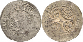 Brandenburg-Preußen
Joachim I. 1513-1535 Groschen 1523, Frankfurt Bahrfeldt 160 Neumann 5.31 b Leichte Prägeschwäche, sehr schön+