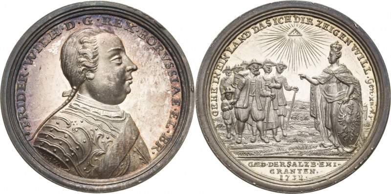 Brandenburg-Preußen
Friedrich Wilhelm I., der Soldatenkönig 1713-1740 Silbermed...