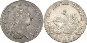 Brandenburg-Preußen
Friedrich II., der Große 1740-1786 Taler 1771, A-Berlin Olding 69 d Kluge 121.3 v. Schrötter 457 Davenport 2586 Kl. Schrötlingsfe...