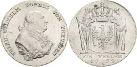 Brandenburg-Preußen
Friedrich Wilhelm II. 1786-1797 Taler 1794, A-Berlin Olding 3 Jaeger 25 v. Schrötter 38 Davenport 2599 Prachtvolles Exemplar. Vor...