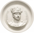 Brandenburg-Preußen
Kronprinz Wilhelm 1882-1951 Einseitige Marmorporzellan-Medaille o.J. (Thomas Seyfarth) Brustbild halbrechts. Rs. kl. Bohrloch. 12...