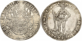Braunschweig-Wolfenbüttel
Friedrich Ulrich 1613-1634 Taler 1617, Zellerfeld DEO ET PATRIA (= Für Gott und Vaterland) Welter 1057 A Davenport 6303 Fel...